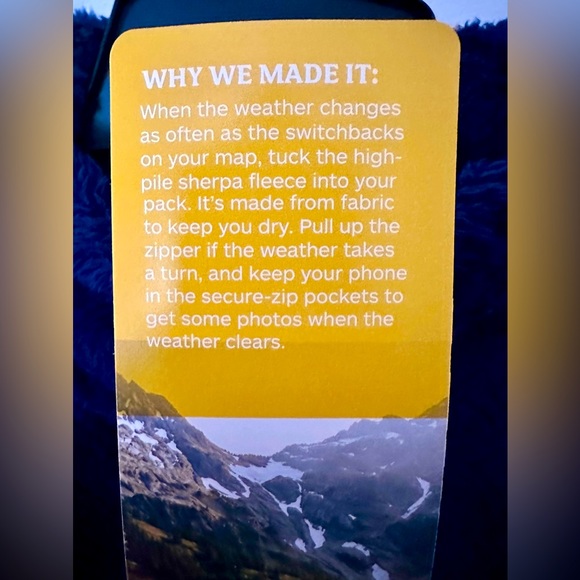 NWTs Marmot Women’s Homestead Sherpa Fleece Jacket. Arctic Navy. XS - Picture 7 of 11